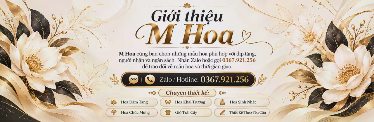 Ảnh bìa Shop hoa tươi Xã Quảng Ninh Quảng Trị - Thêm sắc hoa cho ngày vui